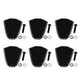 thumbnail image 2 of Set de 6 Cordes Tuning Chevilles Têtes de Machine Instruments de Guitare Universels Tuning Chevilles Boutons Noir, 2 of 8