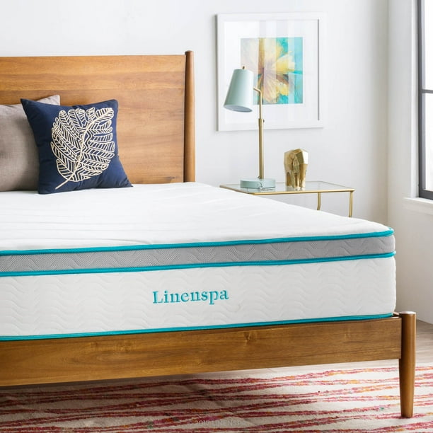 Linenspa 12 Inch Gel Memory Foam and Innerspring Hybrid ...