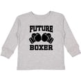 thumbnail image 3 of Inktastic Boxing Future Boxer Boys or Girls Long Sleeve Toddler T-Shirt, 3 of 5