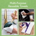 thumbnail image 4 of Jenvita Reusable Paper Towels, Bamboo Paper Towels, 12"X11", 2 Rolls, 4 of 9