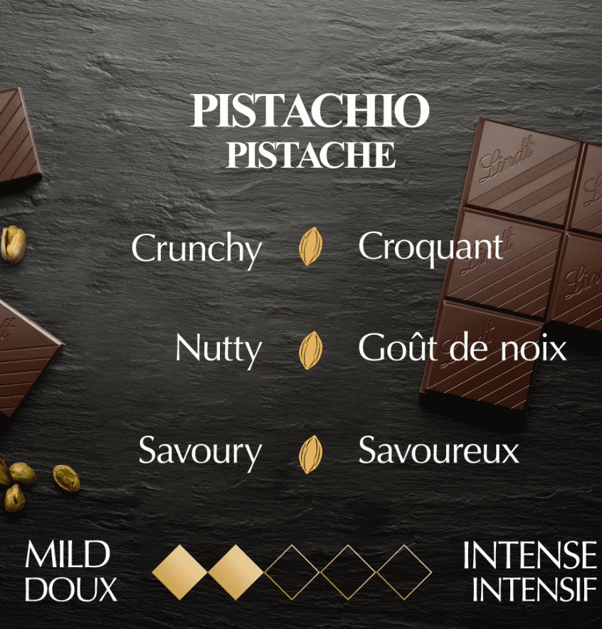 Lindt EXCELLENCE Pistachio Dark Chocolate Bar, 12 Pack, 3.5 oz