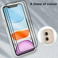 thumbnail image 2 of for iPhone 11 Case Sparkly Diamond Crystal Metal Bling Camera Lens Cover Back Clear & Matte Bumper Silicone Shockproof Protective Case + Screen Protector for Girls and Women -Gold, 2 of 12
