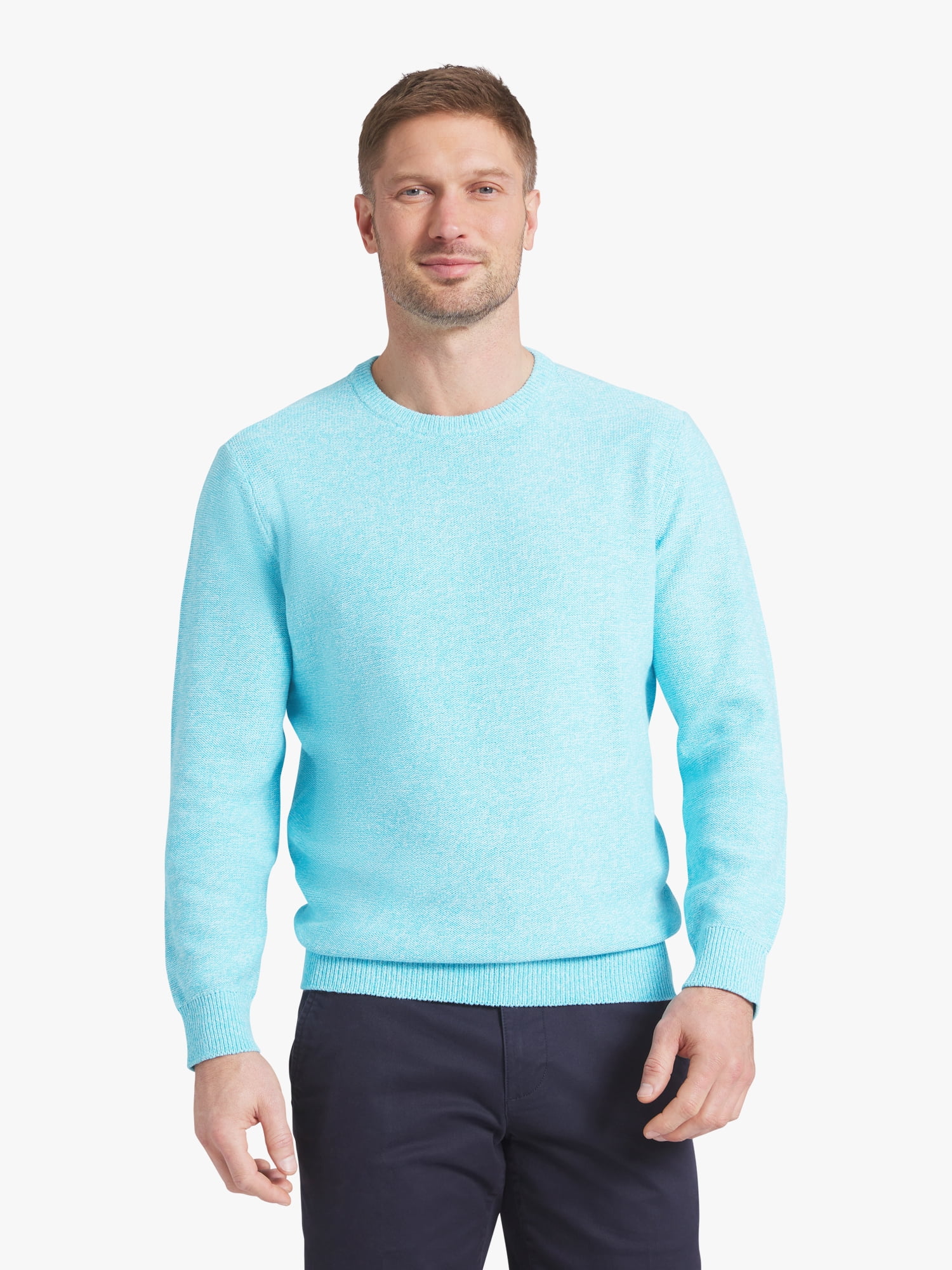 Chaps Men's & Big Men's Long Sleeve Crewneck Sweater, Sizes S-3XL