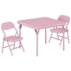 thumbnail image 1 of Towallmark Juego de 3 Piezas - Mesa y Sillas Plegables para Niños | Multiusos para Comedor, Guardería, Aula y Actividades， rosa, 1 of 8