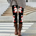 thumbnail image 2 of Mepaouo Women's Christmas Crossover Leggings High Waisted Ankle Length Workout Yoga Tights, 2 of 4