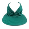 thumbnail image 3 of Gorra de verano con visera para mujer y niña, con protección solar, informal, para viajes, playa y ciclismo Verde, 3 of 8