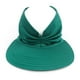 thumbnail image 3 of Gorra de verano con visera para mujer y niña, con protección solar, informal, para viajes, playa y ciclismo Verde, 3 of 8