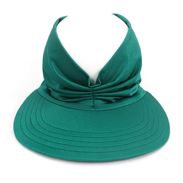 Visera para Mujer perfecl Tapa Hueca Sombrero de verano Verde
