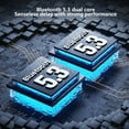 thumbnail image 3 of Gecau Wireless Ear Clip Skeleton Conduction Headphones, Bluetooth 5.3 Waterproofs Open Ear Headphones, Apply For Running, Sports, Cycling, Driving Non-Toxic B, 3 of 4