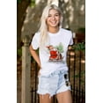 thumbnail image 3 of Christmas Santa Claus Winter Sled Women's Graphic T Shirt Tees Brisco Brands S, 3 of 5