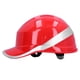 thumbnail image 3 of Casco rojo con absorción de impactos, casco ajustable antigolpes con banda reflectante para sitios de construcción, 3 of 14