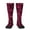 2 Black-2, variant on Burgundy Tie Dye Print Compression Socks for Both Men And Women for Running, Travel, Flight, Nurse