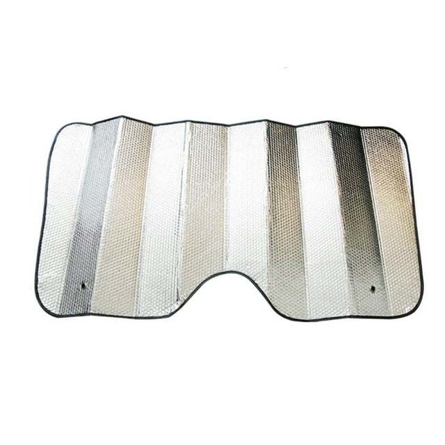 Hesxuno Front Windshield Sun Shade Accordion Folding Doublesided