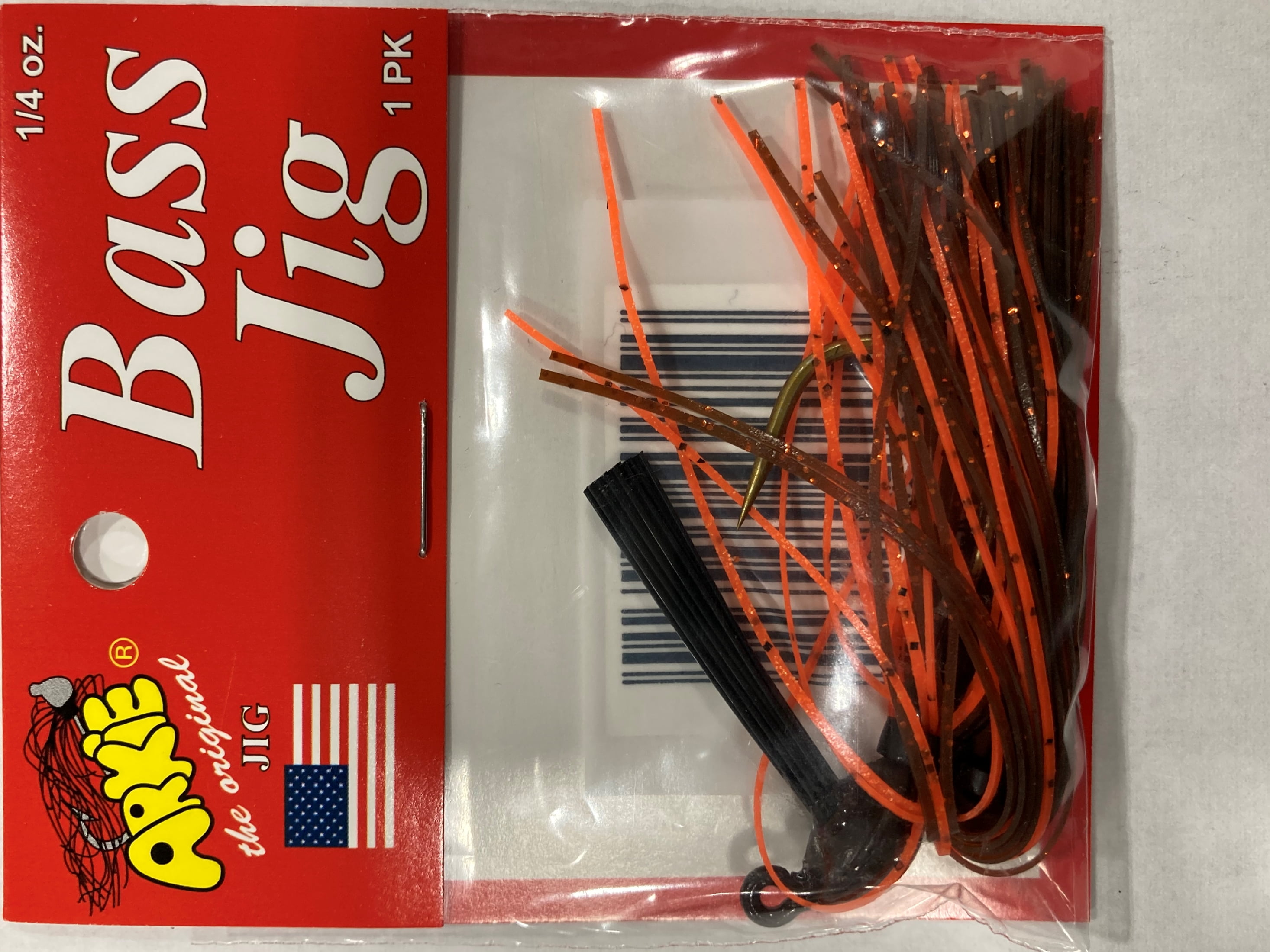 Arkie Lures® Rattle Micro-Honed Hook Silicone Skirting Bass