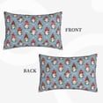 thumbnail image 2 of Naloa Snowflake Christmas gnome Pillowcase, Throw Pillowcase, Wrinkle-Free, Stain-Resistant with Hidden Zipper for Bedroom Sofa-16"x24", 2 of 6