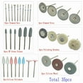 thumbnail image 2 of 35pcs/Set Dental HP Kit for Grinding or Polish Ceramic/Porcelain Applied to Laborary DIY Hobbies Diamond Burs Brush Dentist Tool, 2 of 6
