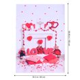 thumbnail image 2 of Love Backdrop Valentine's Day Photography Background Cloth Photo Booth Backdrop, 2 of 9