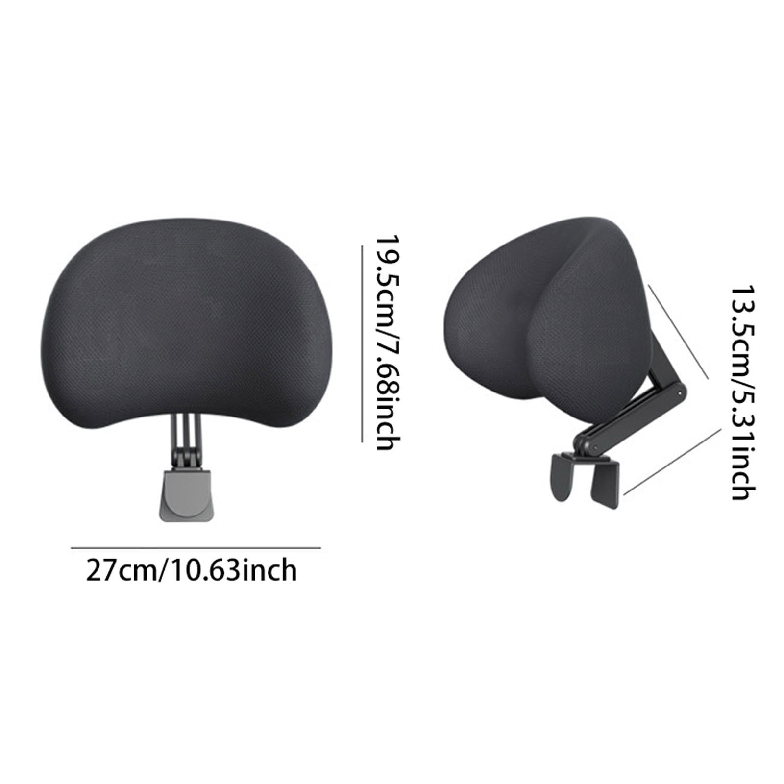Headrest Attachment For Chair Attachable Chair Head Rest Desk Chair Neck Support Elastic Sponge Head Pillow Adjustable Height And Angle Purpose Pillowcase for Wet Hair U Shaped Pregnancy Pillows
