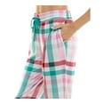 thumbnail image 3 of Roudelain Women's Printed Drawstring Jogger Pajama Pants - Colorful Check, Size X-Large, 3 of 4
