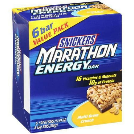 Snickers Marathonbar Snickers Marathon Multi Grain 6pk