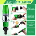 thumbnail image 4 of Dosaele Garden Hose Nozzle Kit Compatible With Flexzilla HFZGAK01 Quick Connect Fittings Include Spray Nozzle  Female Thread Quick Connector  Male Thread Nipple  Adjustable Water Flow Pat, 4 of 4