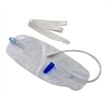 Urine Leg Bag Strap - Dover Urinary Leg Bag, 25 Ounce, Anti-Reflux Valve, Urine Drain Bag Vinyl, # 145516 - Each