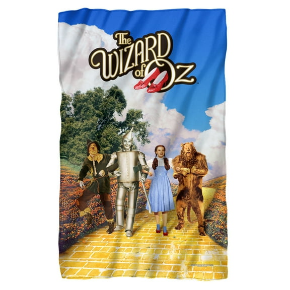 The Wizard of Oz On The Road Fleece Blanket 36' x 58'