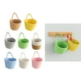 thumbnail image 2 of Stebcece Hand-Woven Cotton Thread Decor Basket Round Hanging Mesh Bag Bird Nest Bag, 2 of 17