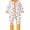 Yellow, variant on Halloween Cotton Baby Convertible Footie Pajamas, Sleep and Play Footless Zipper Sleeper for Unisex Baby Boys Girls 3-6M