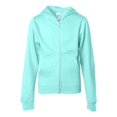 thumbnail image 1 of Independent Trading Co. Youth Midweight Full-Zip Hooded Sweatshirt, 1 of 3