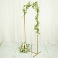 thumbnail image 5 of Efavormart 5.5ft Gold Metal Frame Wedding Arch, Rectangular Backdrop Stand, Floral Display Frame, 5 of 11