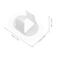 thumbnail image 2 of OUNONA 2Ud Clips Para Tuberías PVC Para Con Soporte Duradero Y Antirruido, 2 of 8