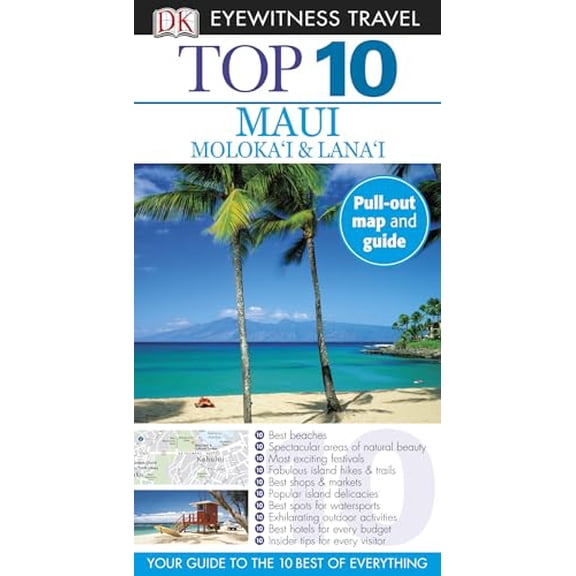 Pre-Owned DK Eyewitness Top 10 Maui, Molokai and Lanai (Paperback) 0756684609 9780756684600