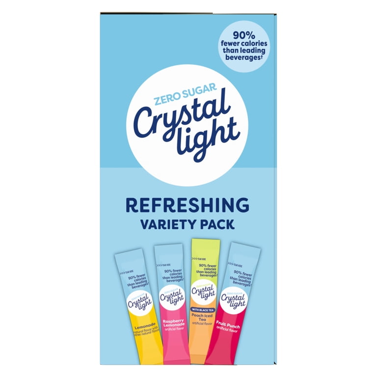 Crystal Light, Drink Mix Variety Pack, 44 Packets, Zero Sugar