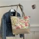 thumbnail image 5 of Bolso Hobo Elegante para Mujer Al Aire Libre Con Cierre Gran Capacidad Lino Y Algodón, 5 of 7