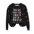 thumbnail image 4 of Valentines Day Womens Cute Heart Sweatshirts Oversized Hooded Sweater Crewneck Pullover Top Clothes, 4 of 4