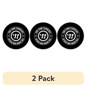 (2 pack) Warrior True-Form Mini or Knee Hockey Balls - Black - Set of 3 - Made of PU Indoor Unisex