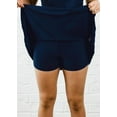 thumbnail image 2 of Calypsa Women's and Women's Plus High Waisted Flowy Swim Skirt With Shorts, 2 of 10