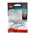 thumbnail image 2 of Timco - Cup Hooks - Round - White (Size 38mm - 4 Pieces), 2 of 2