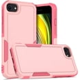 thumbnail image 1 of [PST] iPhone 17e / 16e Hard Case, Dual Layers Heavy Duty Rubber Armor Bumper Hard Case Cover, 1 of 5