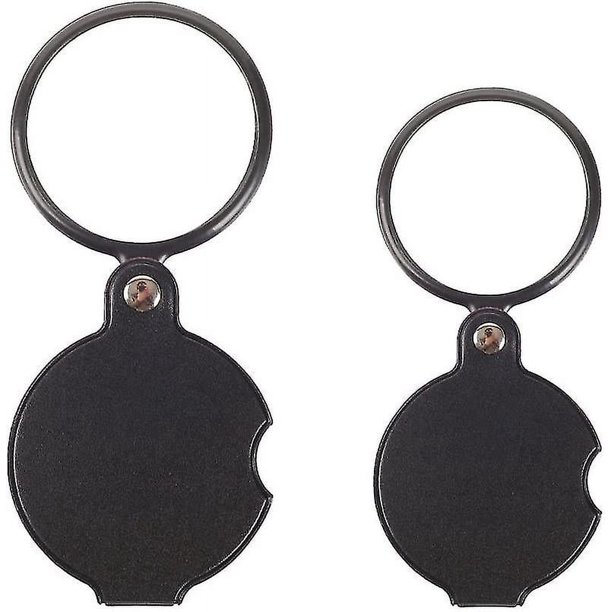 Conjuntos Mini lupa de lectura 10x Lupa de bolsillo Lupa de joya plegable con estuche de cuero Lupa 60 mm / 70 mm Mini para inspección de monedas Stam