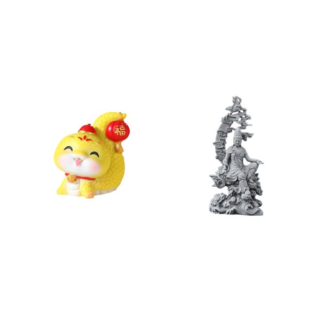 Estatua de serpiente de dibujos animados,Estatua de serpiente de dibujos animados,decoración Feng Shui para estante/escritorio,Estatua de Guan Yin,Estatua de Guan Yin para decoración del