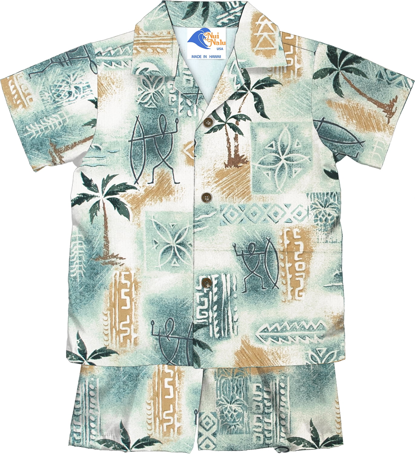 Nui Nalu Infant Boy 2 Piece Cabana Set