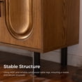 thumbnail image 5 of 60" Buffet Sideboard Cabinet with Storage,Adjustable Shelves Console Table,Large Credenza with 4 Doors,Wood Mid Century Modern Sideboard for Kitchen and Living Room, 5 of 8