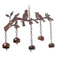 Happy Gardens Bird Wind Chimes with Bells 5 Suspended Bells Windchime