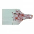thumbnail image 1 of Floral Cutting Board, Cherry Blossom Petals Spring Season Florets in Soft Pastel Tones Art Print, Decorative Tempered Glass Cutting and Serving Board, Wine Bottle Shape, Pale Pink White, by Ambesonne, 1 of 1