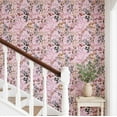 thumbnail image 2 of S4Sassy Peel & Stick Vinyl Wallpaper, Watercolor Floral Print Wallpaper Contact Paper Waterproof - Pink, 25"X 120", Removable Wall Covering For Home Decor In Living Areas, Renter Spaces, Cabinets, 2 of 9