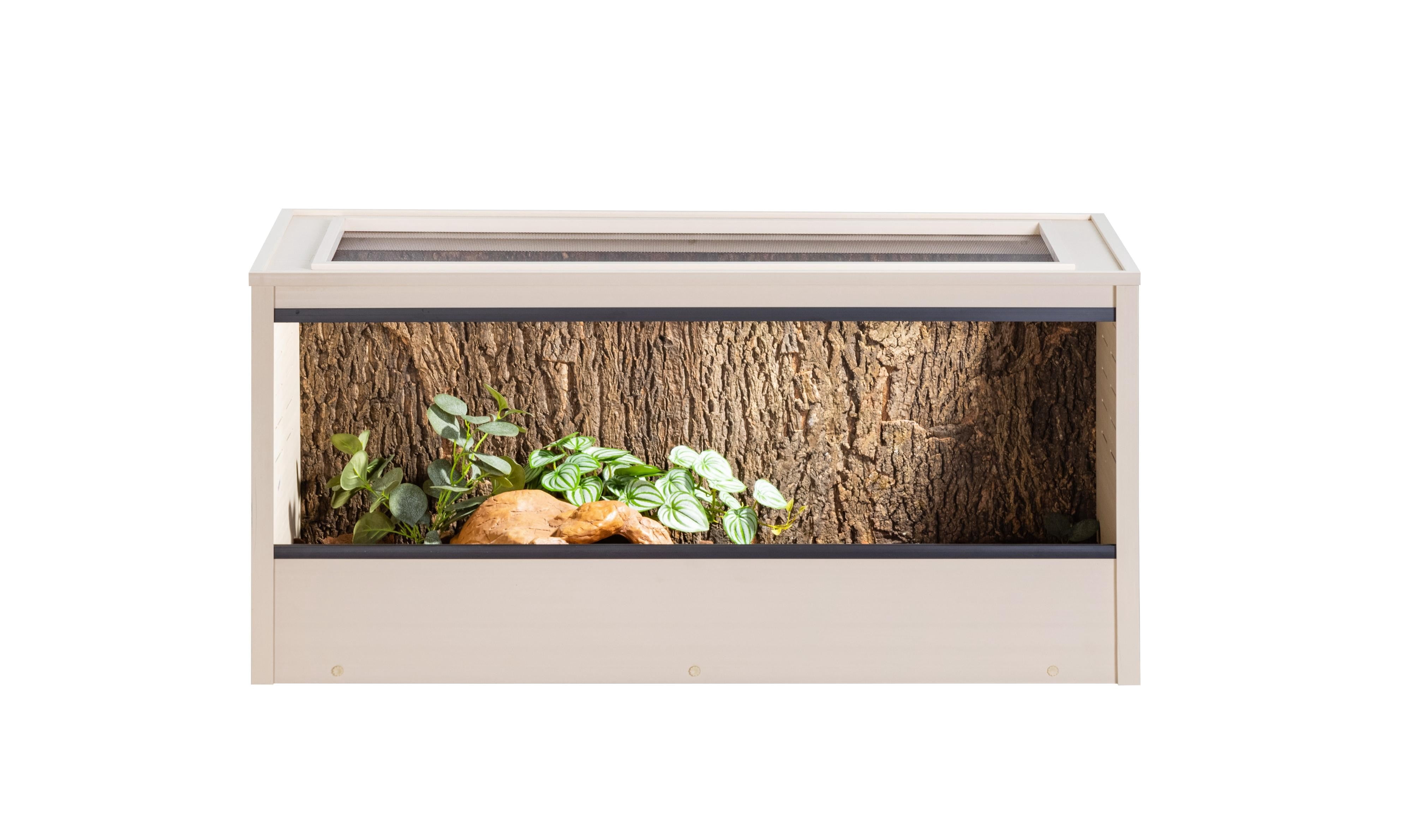 New Age Pet Cork Terrarium Background for Mojave Reptile Lounge, Natural and Moisture-Resistant