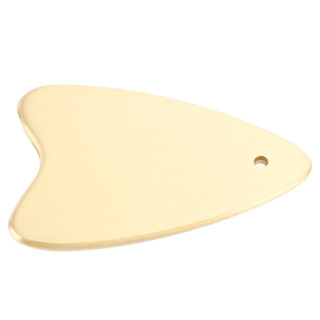 Herramienta De Raspado Facial De Metal, Herramienta Gua Sha Confiable De Cobre Portátil Para La Cara