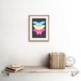 thumbnail image 2 of Butterflies CMYK Art Print Black Framed Poster Wall Decor 9x7 inch, 2 of 5